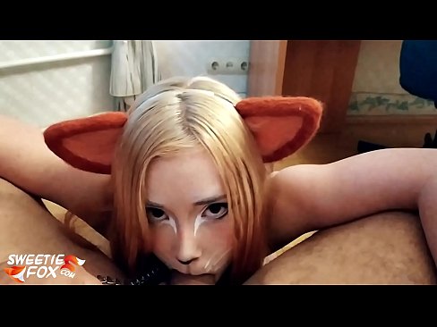 ❤️ Kitsune ingoia cazzo è cum in bocca ❤️❌ Pornu di qualità à noi